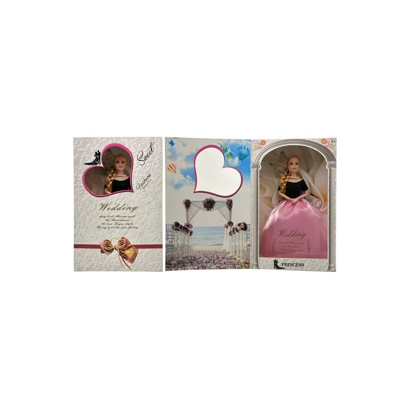 KUNYANG bas prix cheveux longs 11.5 pouces poupée beauté fille enfants jouets cadeau corps solide princesse robe de mariée poupée