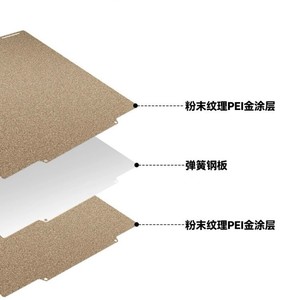 Panel de Impresión Snapmaker U1 PEI, Plataforma Calefactora con Revestimiento Dorado de Doble Cara, Accesorio para Impresora 3D - Product Image 2
