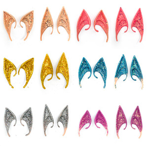 Costumes de cosplay pour fête d'Halloween, oreilles d'elfe en latex souple, simulation réaliste, pour Halloween, toute fête à thème - Product Image 2