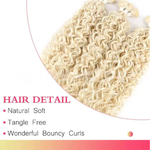 Extensiones de Cabello Sintético al por Mayor, 300g, 9X, Fibra de Alta Calidad, Ondulado al Agua, Tejido de Cabello, Ondas <span class=keywords><strong>Rella</strong></span> - Product Image 3