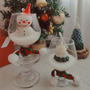 Joyeux Noël - Bougie parfumée en forme de Père Noël - Décoration de la maison - Fournitures de fête - Cadeau de Noël - Décorations de Noël 2026 - Bougies - Product Image 6