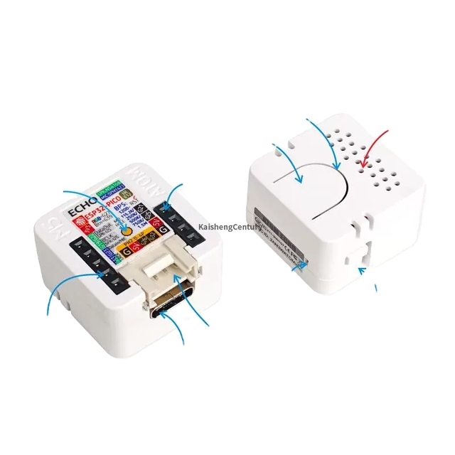 ATOM Echo Programmable Smart Speaker Built-in ESP32 Bluetooth Wi-Fi IoT