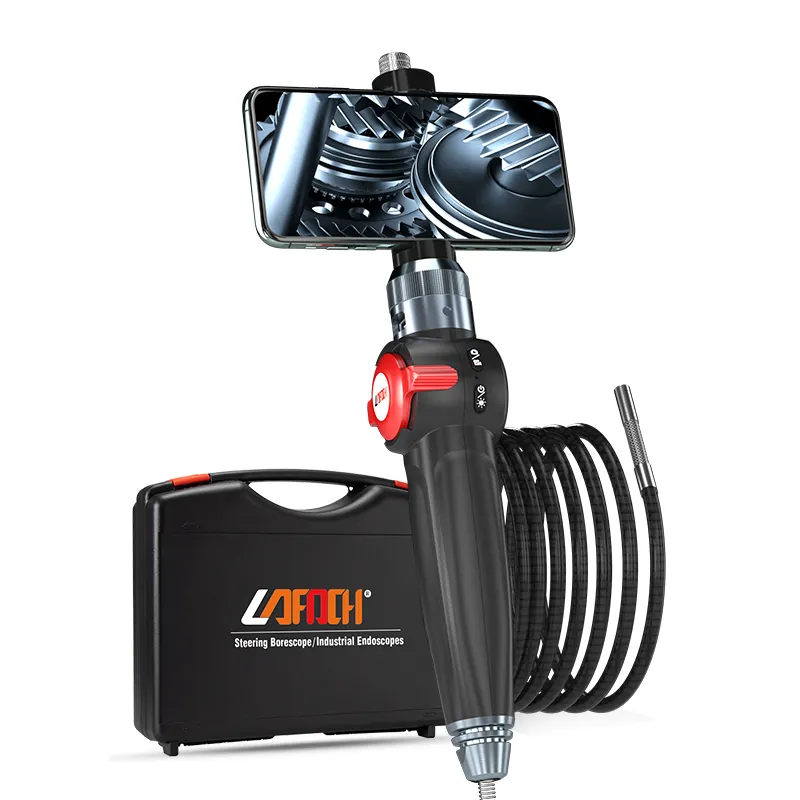 Tweerichten Articulerende Endoscoop, 8.5Mm Borescope , 1080P Hd Waterdichte Videoscoop Slangencamera Voor Ios/Android