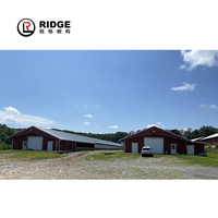 Hangar Avicole Commercial à Structure en Acier pour Élevage de Poulets de Chair – Conception de Poulailler Préfabriqué à Vendre