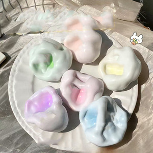 <b>Hand</b>-<b>Molded</b> Moldable TPR Glutinous Rice Balls Slow Rebound Stress-Relieving Stretch Mochi Squishy Squeeze Toys - Product Image 5