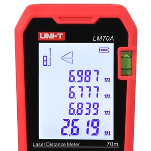 เครื่องวัดระยะเลเซอร์ UNI-T รุ่น LM70A เครื่องวัดระยะแบบเทปเลเซอร์ เครื่องมือวัดระยะ เครื่องมือวัดระยะแบบดิจิตอล - Product Image 2