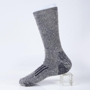 Chaussettes d'hiver pour hommes en laine mérinos de style tapis nord-américain, épaisses, antibactériennes, élastiques, entièrement en tricot bouclé, tricotage grossier à 108 aiguilles - Product Image 5