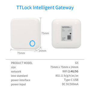 Ttlock 2.5g 5G <span class=keywords><strong>b</strong></span>ăng tần kép Wifi thông minh cổng thông minh G5 HUB cho khó<span class=keywords><strong>a</strong></span> thông minh ttlock & <span class=keywords><strong>b</strong></span>ộ điều khiển truy cập sản phẩm - Product Image 3