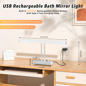 Cordless <b>Wall</b> Mounted Picture <b>Light</b> <b>with</b> 5400mAh Rechargeable Battery,Remote Timer,Display Lamp for Artwork Photo Gallery Home - Product Image 6