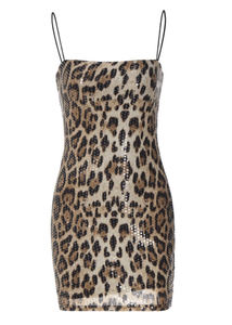 Peeqi D3813642G nuovo abito da sera stile <span class=keywords><strong>leopardato</strong></span> abito da sera con perline stile Nightclub stile <span class=keywords><strong>leopardato</strong></span> abito da sera - Product Image 4