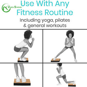 Zhensheng Fuerte Estabilidad Ejercicio Corcho <span class=keywords><strong>Yoga</strong></span> Set Calidad Premium Antideslizante Corcho Natural <span class=keywords><strong>Yoga</strong></span> equilibrio pad - Product Image 4