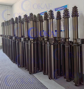 5M 6M 8M 10m 12M Hướng dẫn sử dụng cột ăng-ten Radio ánh sáng cực tay tời nhôm kính thiên văn cột tháp - Product Image 6