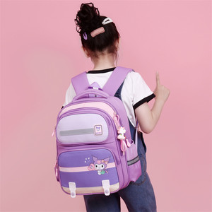 Sac à dos scolaire <span class=keywords><strong>de</strong></span> style nouveau, couleurs assorties, pour garçons et filles, sac à dos pour enfants, léger, grande capacité - Product Image 6