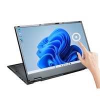 Ordinateur portable Yoga à écran tactile IPS de 15,6 pouces, vente en gros, AMD A9-9400, 16 Go de RAM, 512 Go de SSD, Windows 11, clavier anglais