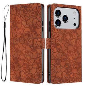 Funda tipo Cartera de cuero con flores para <span class=keywords><strong>Samsung</strong></span> <span class=keywords><strong>Galaxy</strong></span> S26 Edge Pro S25 Ultra <span class=keywords><strong>S4</strong></span> Plus FE A07 A17 A06 A16 A26 A36 A56 cubierta con ranura para tarjetas - Product Image 6