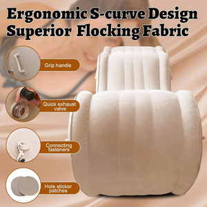 Bơm hơi duy nhất ghế cho người lớn không khí di động sofa PVC Inflatable sofa - Product Image 5