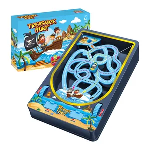 海盗弹球机玩具儿童手眼训练塑料弹球迷宫儿童平衡板游戏