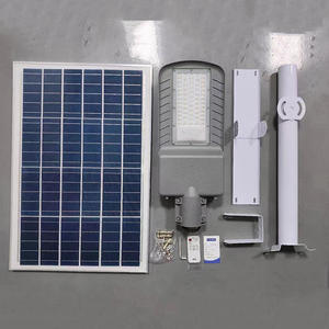 Venta Directa de Fábrica, Farolas Solares LED de 60/80W IP65, Certificación CE, Aleación de Aluminio, Control Remoto, Impermeables, Sin Cables - Product Image 3
