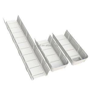 Pequeño ABS profundo hidropónico <span class=keywords><strong>NFT</strong></span> Grow Gully Vertical Gutter System para fresas verduras Hidroponik invernadero agrícola - Product Image 1