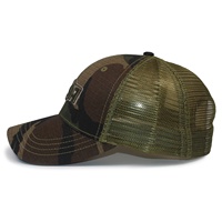 Casquette de Baseball en maille pour camionneur, aérée, chapeau de soleil, camouflage, brodé à l'arrière, casquette USA
