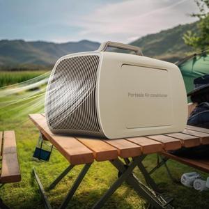 Climatiseur mobile portable pour voiture, maison et camping, modèle Su7 Pro, 12V 24V, fonctionnant sur batterie, en plastique, 5460 BTU, à vitesse variable - Product Image 2
