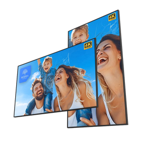 จอแสดงผลในอาคารแบบขอบจอบางพิเศษ ขนาด 32 นิ้ว 43 นิ้ว 55 นิ้ว QLED 4K ระบบปฏิบัติการ Android OS ป้องกันแสงสะท้อน IP65 พร้อม Wi-Fi ในตัว รับประกัน 1 ปี - Product Image 1