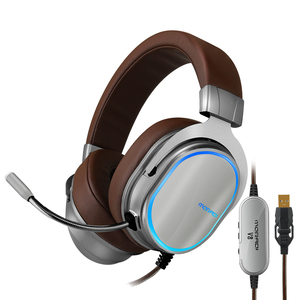 Audífonos Gamer <span class=keywords><strong>con</strong></span> Micrófono USB 7.1 <span class=keywords><strong>con</strong></span> Cable y Retroiluminación LED para Computadora y PC, Venta al Por Mayor - Product Image 4