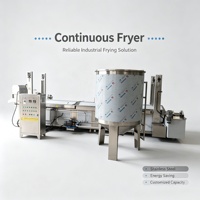 Machines de friture continue, friteuses industrielles à bande transporteuse automatique pour la fabrication de frites, de chips et de snacks