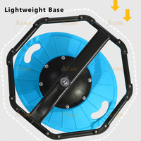Chaise pivotante pour enfants en forme de soucoupe volante, base en métal et PP robuste, pour l'équilibre sensoriel des tout-petits, l'apprentissage précoce et le jeu