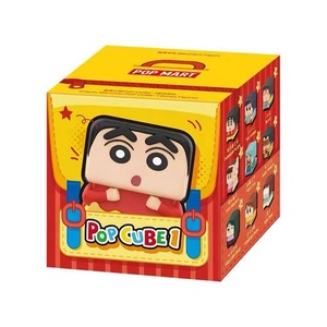 POPMART คราเวย์ชินจัง POP CUBE ซีรีส์ 1 <span class=keywords><strong>2</strong></span> 3 กล่องสุ่มฟิกเกอร์ของสะสม โมเดลของเล่น ของตกแต่งโต๊ะ ของขวัญ - Product Image 2