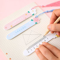 Marque-pages promotionnels personnalisables en bois, vierges pour sublimation, avec impression anime et motifs animaux 3D mignons (chien)
