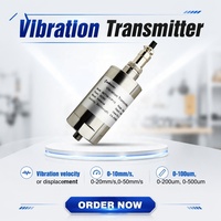 MVT100 : Capteur de vibration intégré à deux fils 4-20 mA, transmetteur de vitesse de vibration pour la surveillance des vibrations des compresseurs, ventilateurs, refroidisseurs