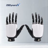 ZBDynamiX - Mano Robótica Humanoide Agi con PLC para Manipulación de Materiales de 10-30 kg, para Robots de IA para Educación, para Robots Articulados