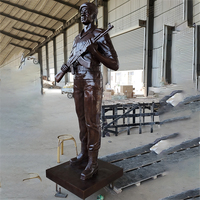 Sculpture d'histoire en bronze de grande taille et de haute qualité pour les projets commémoratifs et paysagers