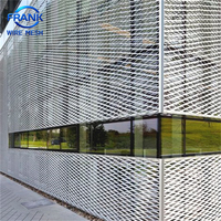 Plaques de métal expansé en aluminium décoratives de 0,5 mm d'épaisseur pour le plâtrage des murs et les matériaux de construction de plafonds