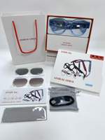 Lunettes intelligentes IA avec traduction IA en temps réel, caméra 8MP, vidéo 1080P, 4 Go + 32 Go, 290 mAh, Wi-Fi 6, charge Type-C