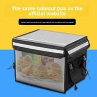 Sac de livraison alimentaire isotherme pliable en plastique 30L 45L 60L 80L, boîte à pizza, sacoche arrière de moto – Vente en gros