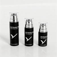 Flacon pompe sans air en PP facile à utiliser, 5 ml, 10 ml, 15 ml, pour crème hydratante pour le visage, lotion pour le corps, crème pour les mains, utilisation en voyage