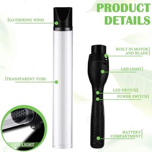 Xách tay côn trùng Catcher động cơ mạnh mẽ Bug Sucker chân không tái sử dụng Bug zappers với LED ánh sáng - Product Image 5