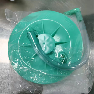 PE katup meluap tas penggaris hisap 2000ml ISO bersertifikat drainase tekanan negatif medis untuk operasi bedah - Product Image 6