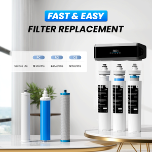 Thiết kế mới không có điện thay đổi nhanh chóng dưới bồn rửa tankless thẩm thấu ngược lọc nước Đối với trang chủ - Product Image 4