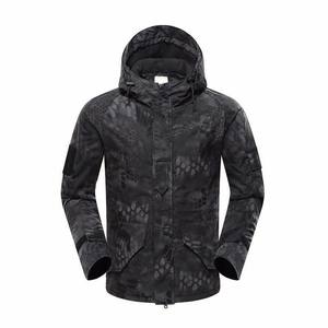 เสื้อแจ็คเก็ตกันลมกันน้ำ ใส่สบาย สำหรับฝึกซ้อมกลางแจ้ง ลายพราง ใช้ได้ทั้งชายและหญิง เหมาะสำหรับฤดูหนาว ทำจากโพลีเอสเตอร์ - Product Image 6