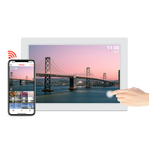 Cadre photo numérique WiFi pour écran tactile HD IPS Cadre photo numérique 10.1 "Rotation automatique du diaporama Via Frameo Envoyer des <span class=keywords><strong>photos</strong></span> vidéo - Product Image 2