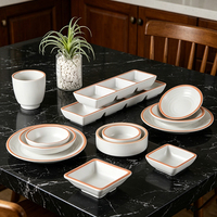 Assiettes jetables rondes en mélamine écologiques en gros pour les fêtes