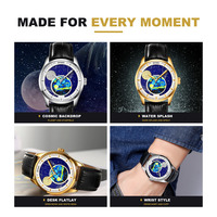 Jam Tangan Olahraga Pria SKMEI 2115 Luxury Charm Oval dengan Alarm, Tahan Air 3ATM, Jam Tangan Desainer Pria