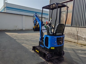 Mini-excavatrice de 1 tonne pour vergers et terres agricoles, déchaumeur de fossés, décompacteur de sol, petite excavatrice flexible, économe en carburant et puissante - Product Image 3