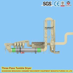 Wood Chips Flakes Sawdust Rotary Drum Dryer for Particle Board Production Line - Product Image 5