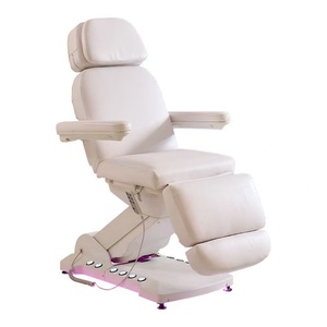 Table de massage esthétique avec commande au pied intégrée, lit de massage électrique, canapé de beauté, lit de soin du visage, lit de massage esthétique - Product Image 1