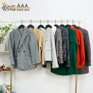 Abrigos Cortos de Lana de Invierno <span class=keywords><strong>para</strong></span> Mujer, de Lujo, Tejidos, Mezcla de Lana, <span class=keywords><strong>Ropa</strong></span> Usada, Prendas Exteriores Clásicas, Abrigo Corto Informal - Product Image 4