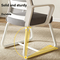 Chaise ergonomique en maille à prix direct usine, avec hauteur réglable et roulettes silencieuses - Mobilier de bureau de haute qualité
